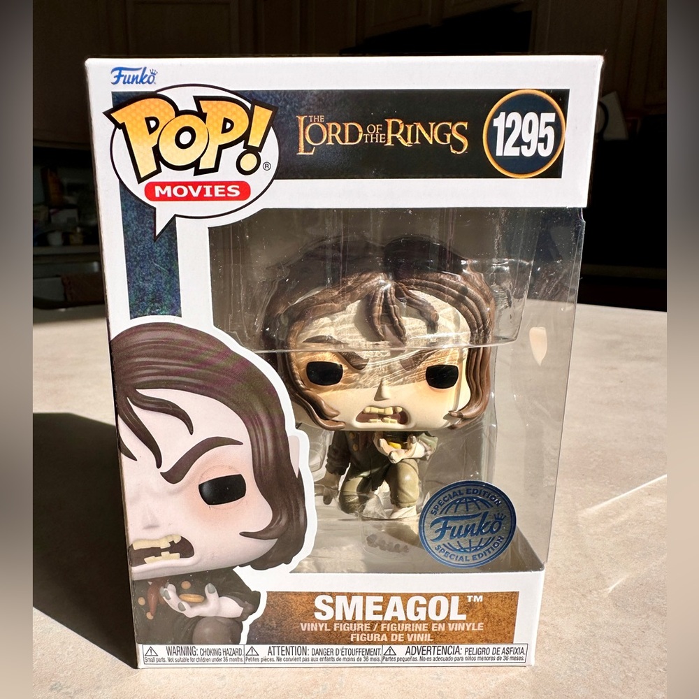 New Funko Pop Special Edition Smeagol 1295 (Lord of the Rings)